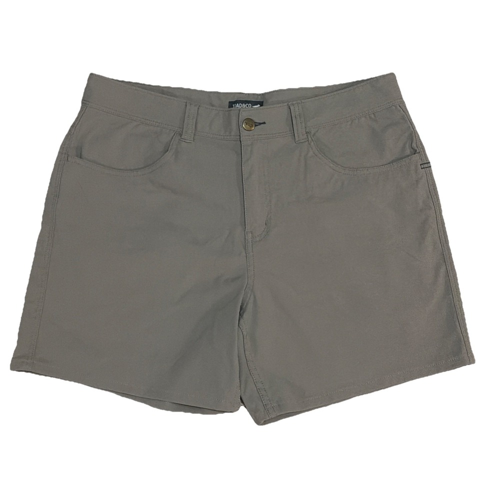 Toad&Co Mens Rover Canvas Shorts Size 32x9 Taupe Gray Technical Outdoor‎ Hiking